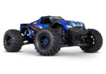 TRAXXAS 1/10TH MAXX 4S MONSTER TRUCK V2 WIDEMAXX BLUE NEW!