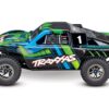 TRAXXAS 1/10TH SLASH 4X4 ULTIMATE VXL SHORT COURSE TRUCK RTR GREEN CLIPLESS BODY NEW! - Image 4