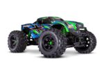 TRAXXAS 1/6TH SCALE XMAXX 8S 4WD MONSTER TRUCK GREEN! WITH BELTED TIRES! NEW METAL GEAR SERVO!