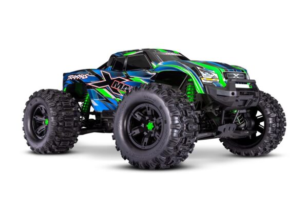 TRAXXAS X-MAXX 8S 4WD MONSTER TRUCK 8S WITH BELTED TIRES! *NEW* GREEN