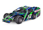 TRAXXAS SLASH MODIFIED BL-2S  DIRT OVAL RACER GREEN NEW!