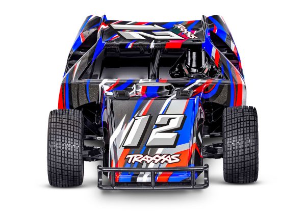 TRAXXAS SLASH MODIFIED BL-2S  DIRT OVAL RACER (RED) NEW! - Image 5