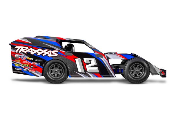 TRAXXAS SLASH MODIFIED BL-2S  DIRT OVAL RACER (RED) NEW! - Image 4
