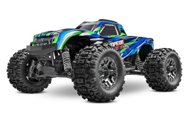 TRAXXAS 1/10TH SCALE STAMPEDE 4X4 3S VXL MONSTER TRUCK BLUE