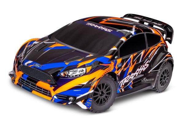 TRAXXAS 1/10TH Ford Fiesta ST Rally VXL 3x 4x4 ORANGE!