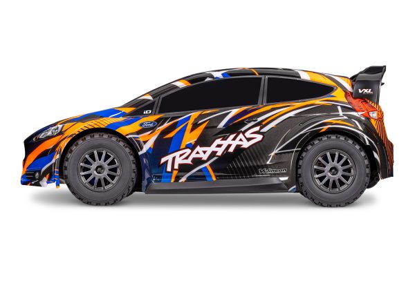 TRAXXAS 1/10TH Ford Fiesta ST Rally VXL 3x 4x4 ORANGE! - Image 3