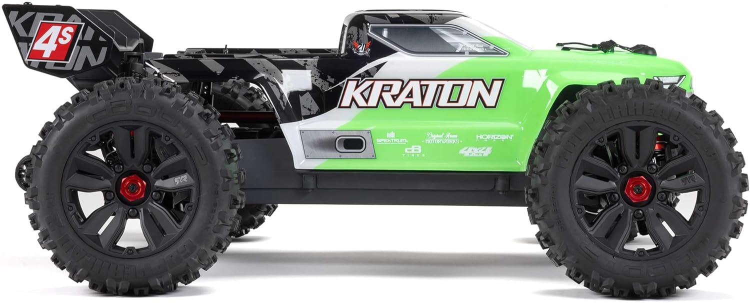 ARRMA 1/10 ARRMA KRATON 4S GREEN BLX BRUSHLESS 4WD TRUCK! - Image 2