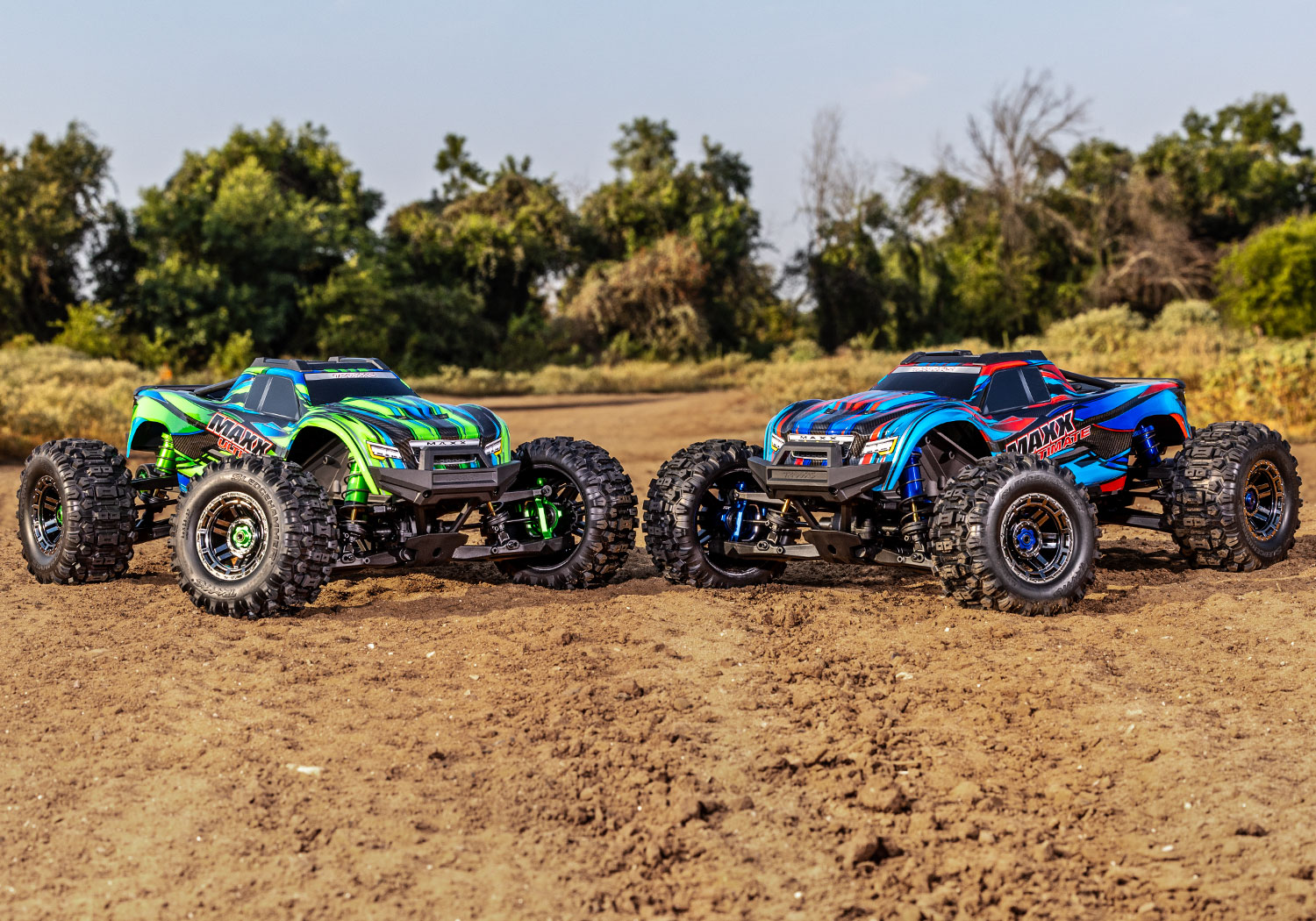 TRAXXAS 1/8TH SCALE MAXX ULTIMATE 4X4 VXL MONSTER TRUCK FULLY UPGRADED NEW! GREEN! - Image 2