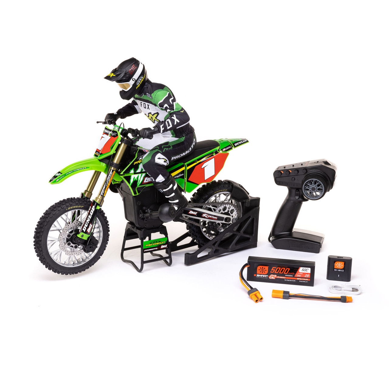1/4 Losi Promoto-MX Pro Circuit Edition (Battery & Charger Included)