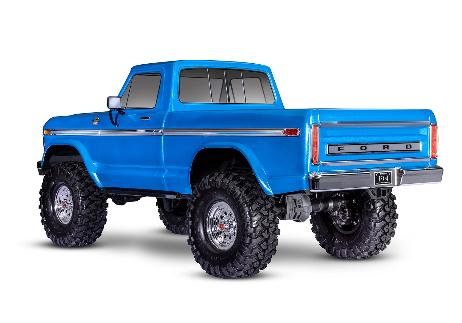 Traxxas TRX-4 1979 Ford F-150 Ranger XLT 4WD RTR Rock Crawler Trail Truck with Clipless Body blue Brand New! - Image 3