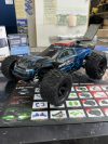 1/10TH TRAXXAS RUSTLER 4X4 VX3 BRUSHLESS BLUE STADIUM TRUCK-BLUE