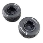 Losi Hoosier Tires, Medium, Mounted, Black, Left/Right (2): 22S DLM LOS-4237