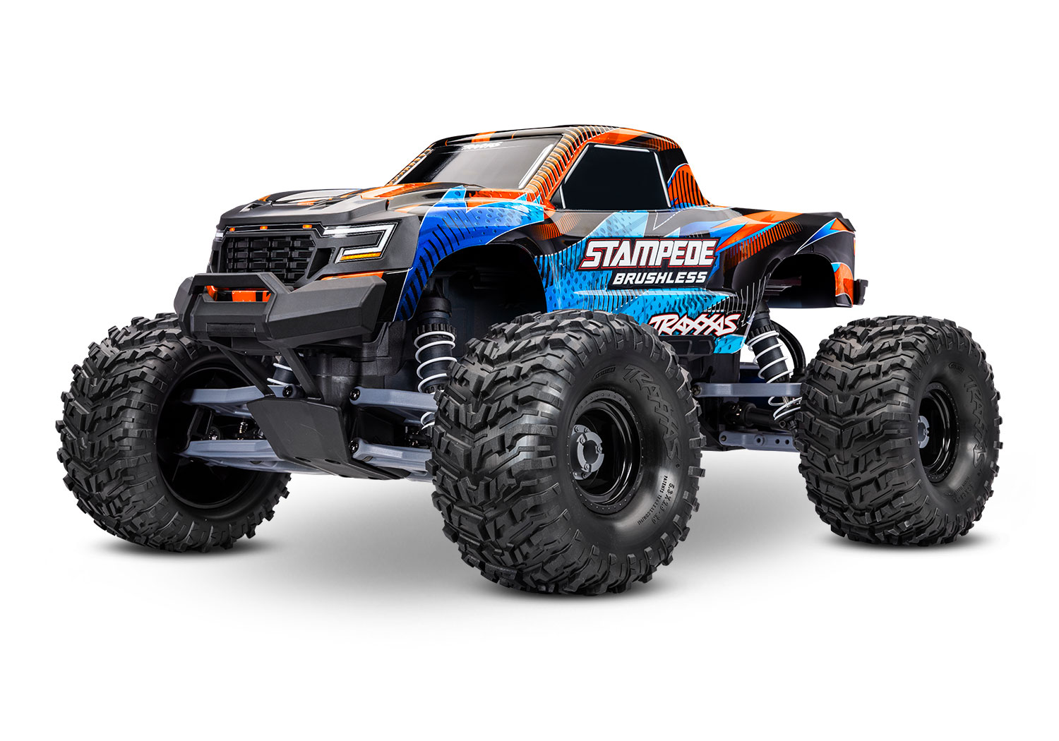 1/10th TRAXXAS Stampede 2WD Brushless VX3 MONSTER TRUCK - BRAND NEW -ORANGE!