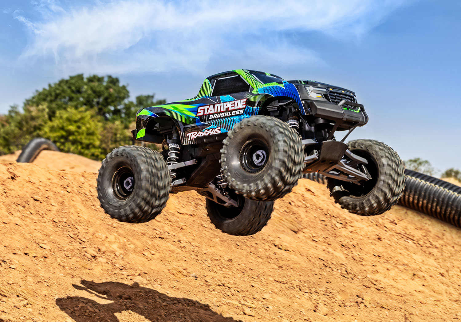 1/10th TRAXXAS Stampede 2WD Brushless VX3 MONSTER TRUCK - BRAND NEW -ORANGE! - Image 7