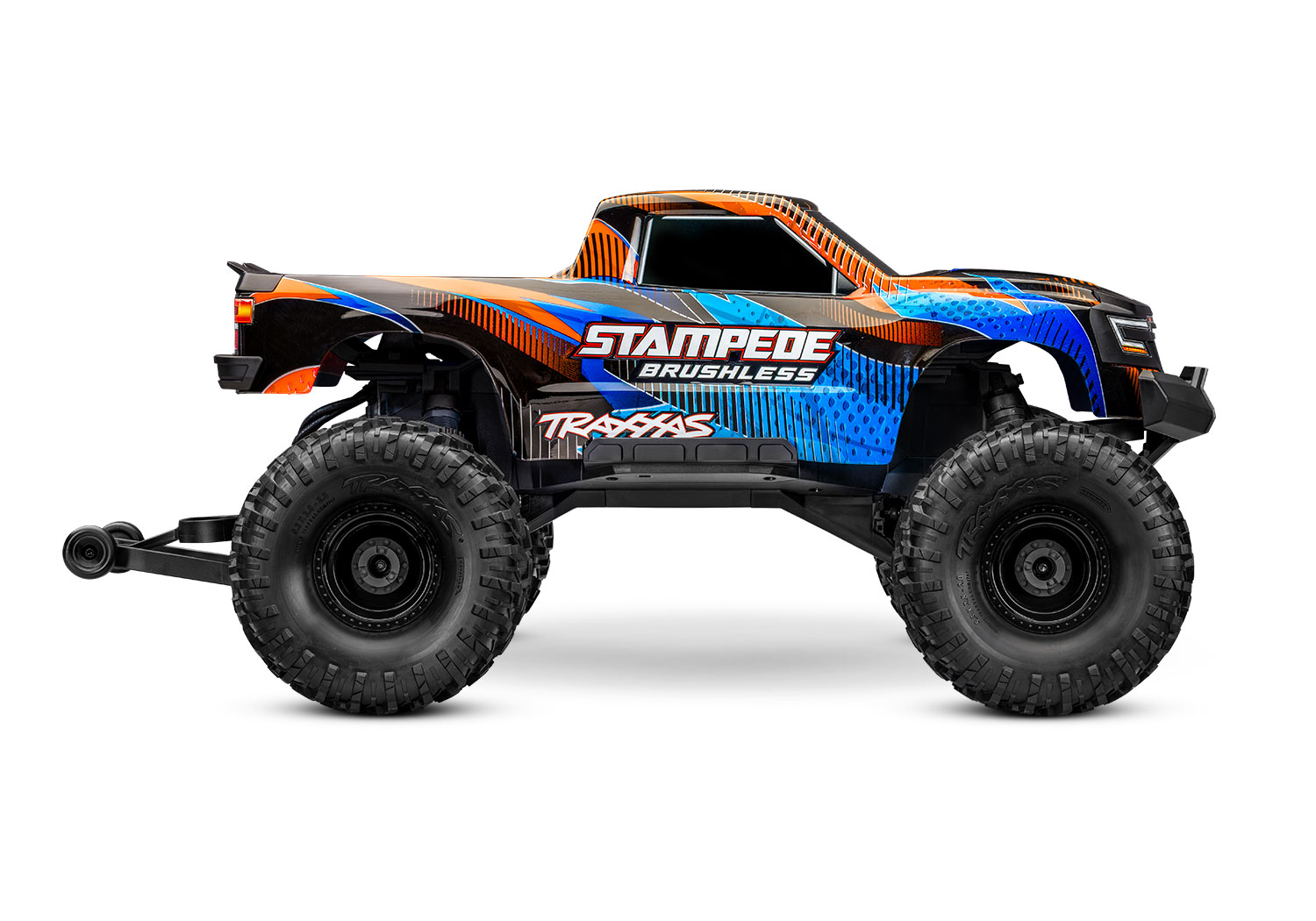 1/10th TRAXXAS Stampede 2WD Brushless VX3 MONSTER TRUCK - BRAND NEW -ORANGE! - Image 2