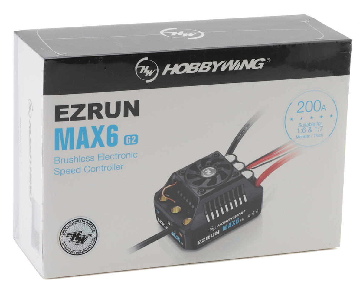 Hobbywing EZRun MAX6 G2 1/6 Waterproof Sensored Brushless ESC - Image 2